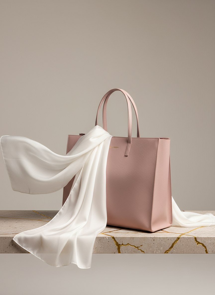 Tuch Seide - Creme Eleganz