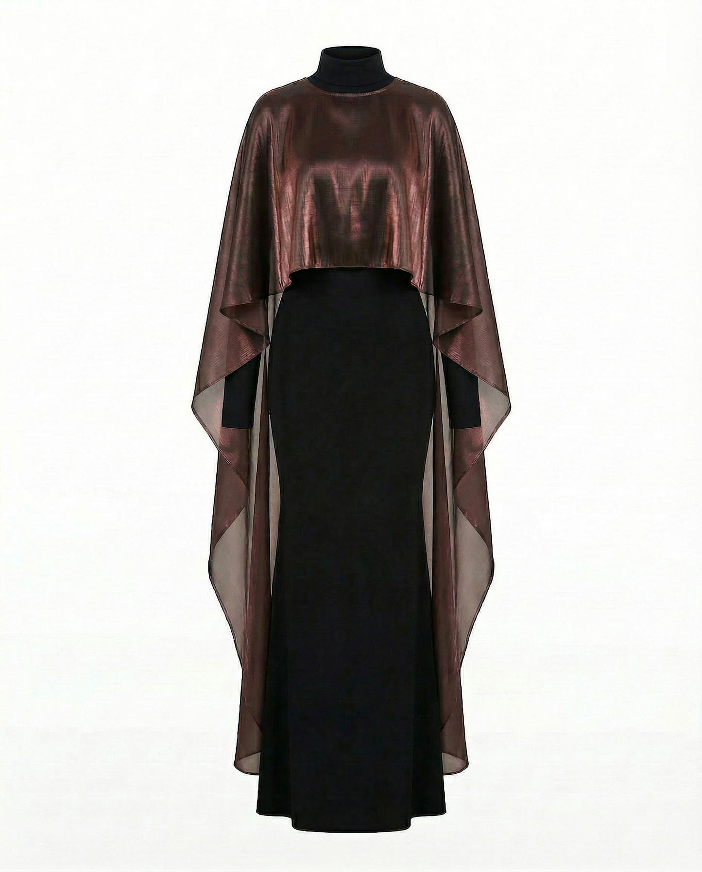 Cape Gown – Aubergine