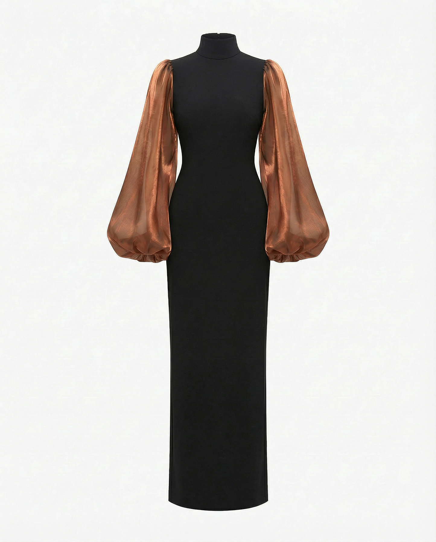 Volume Sleeve Gown – Copper