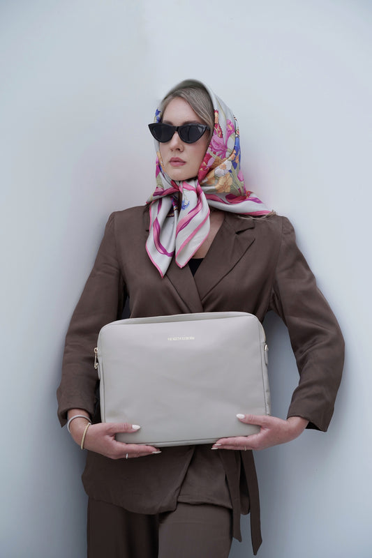 Laptoptasche – Taupe