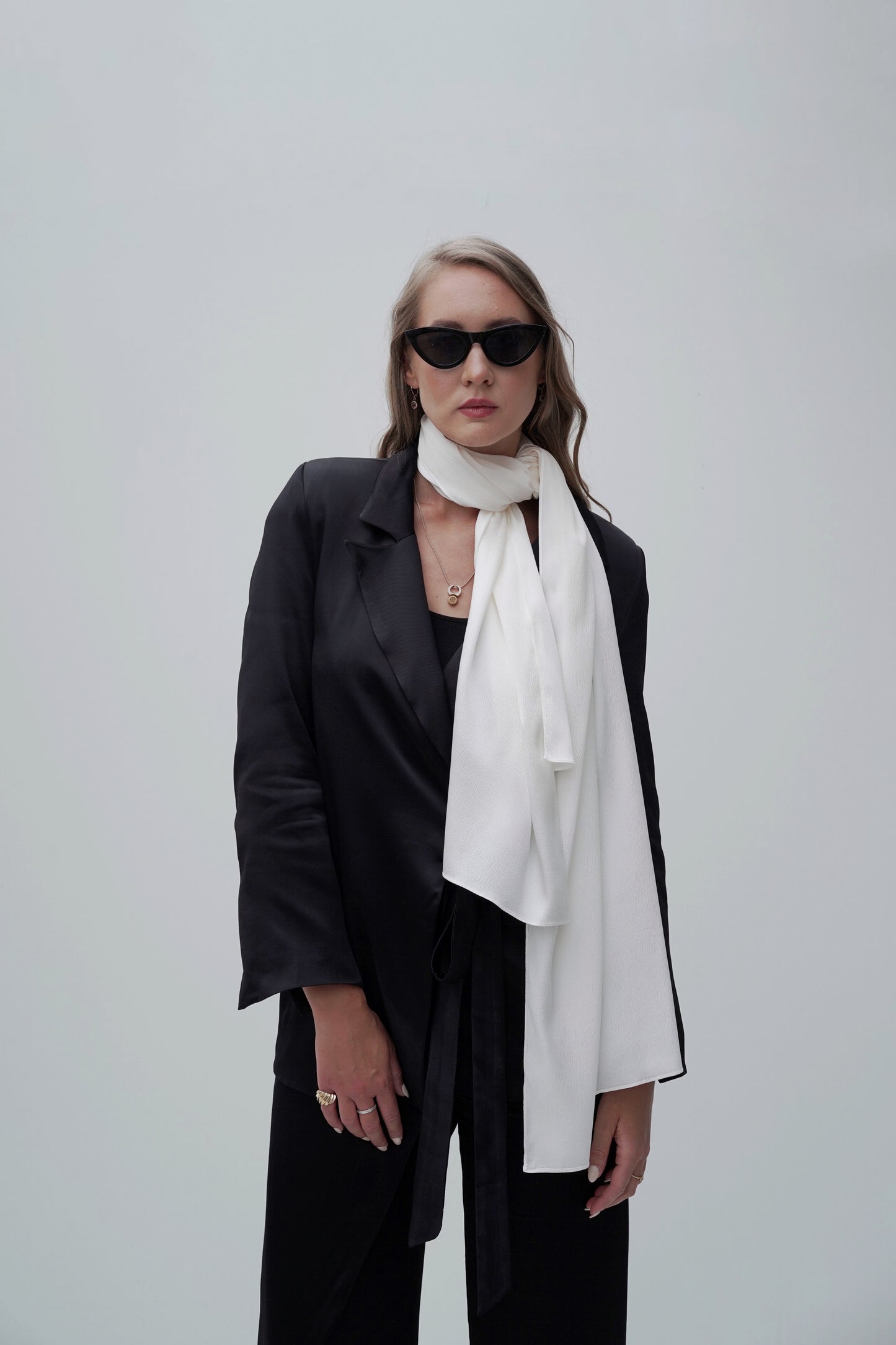 Tuch Seide - Creme Eleganz