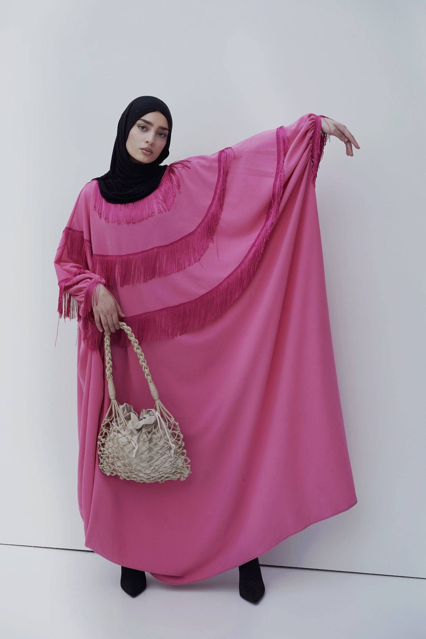 Size inclusive Kaftan - Pink
