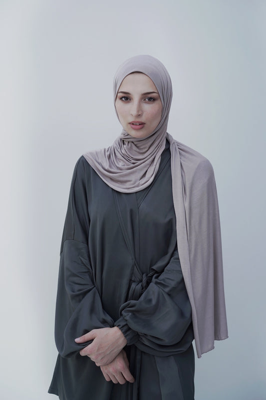 Limited Edition – Wickelbluse Mud Grey