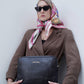Laptoptasche – Schwarz Croco
