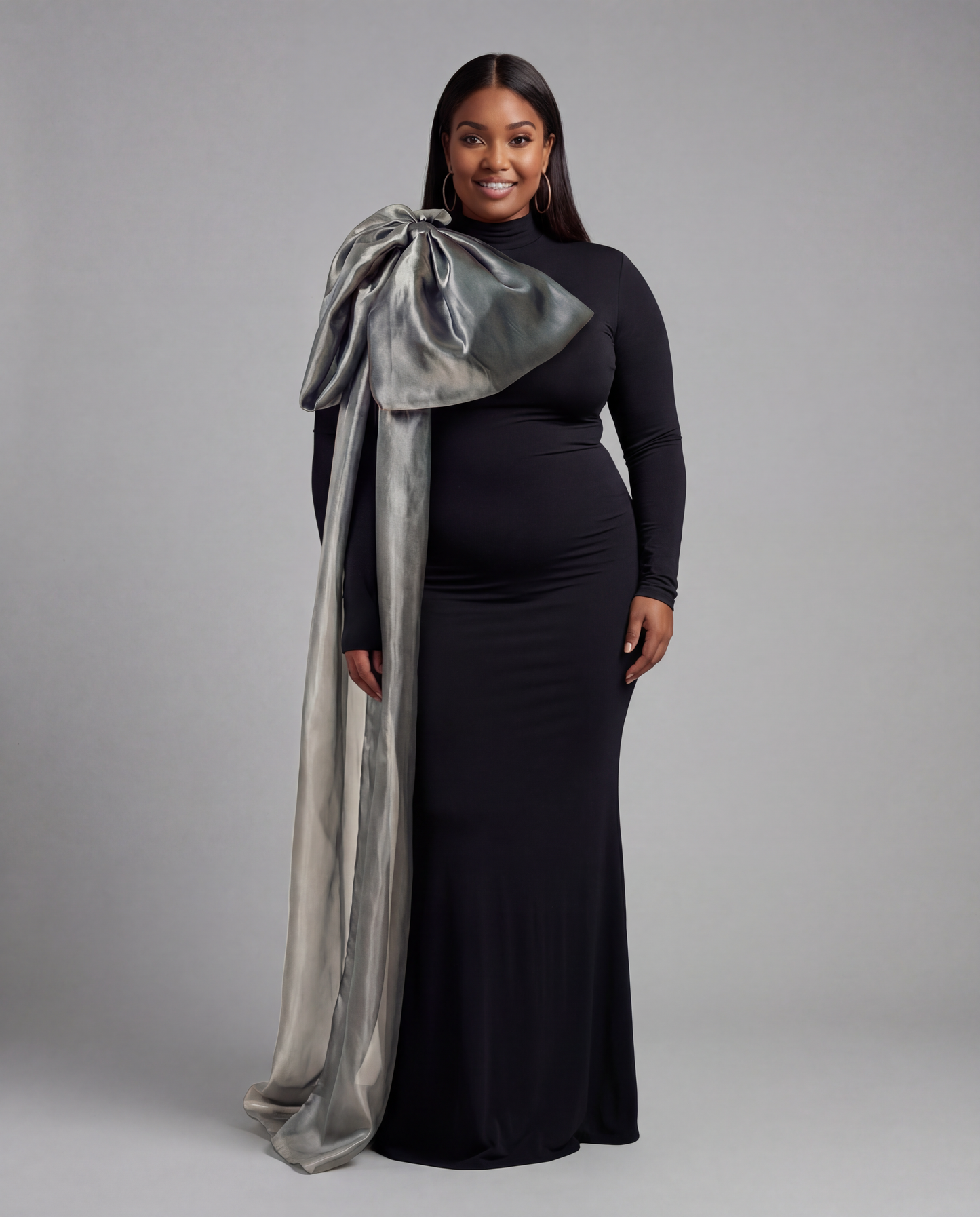 Bow Gown – Silver