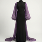 Sheer Sleeve Gown – Amethyst