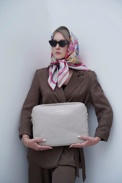 Laptoptasche Beige