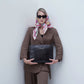 Laptoptasche – Braun Croco