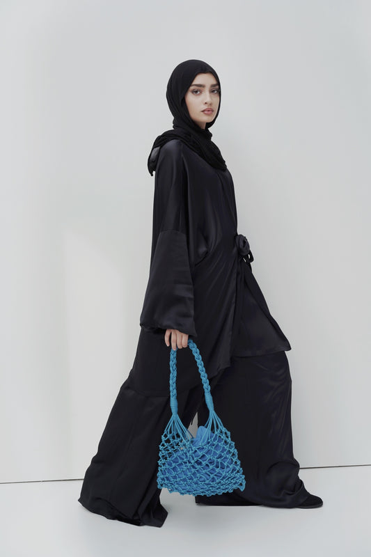 Limited Edition – Wickelbluse Nightblack